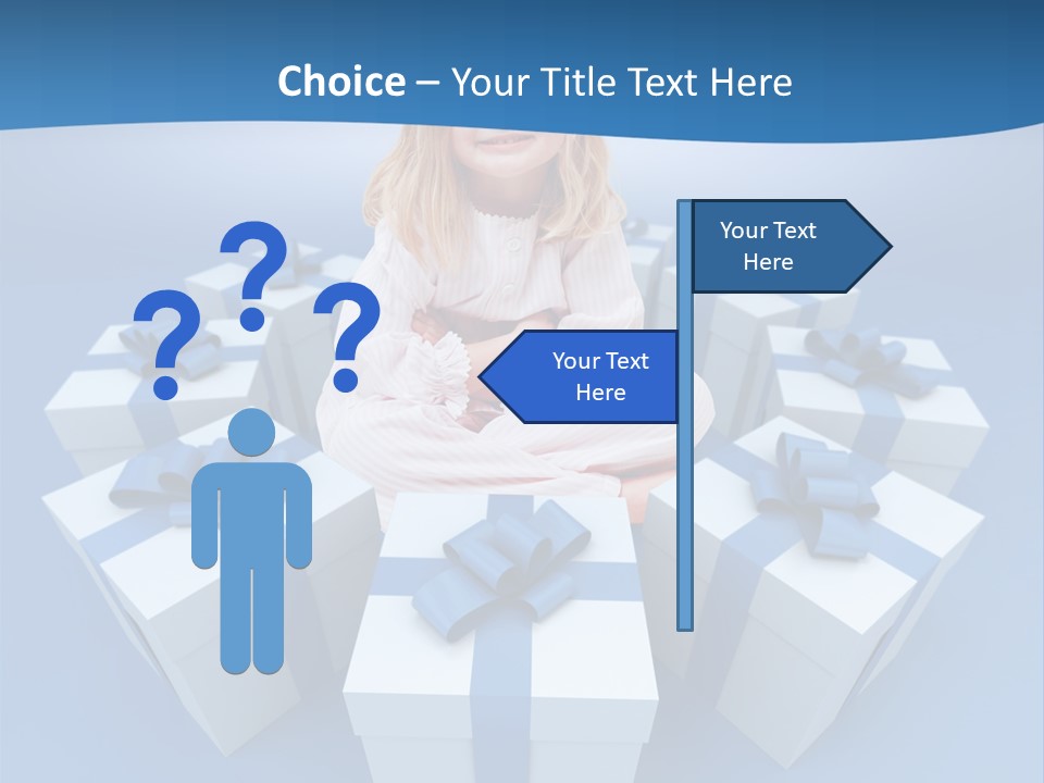 Nightie Nightdress Smile PowerPoint Template