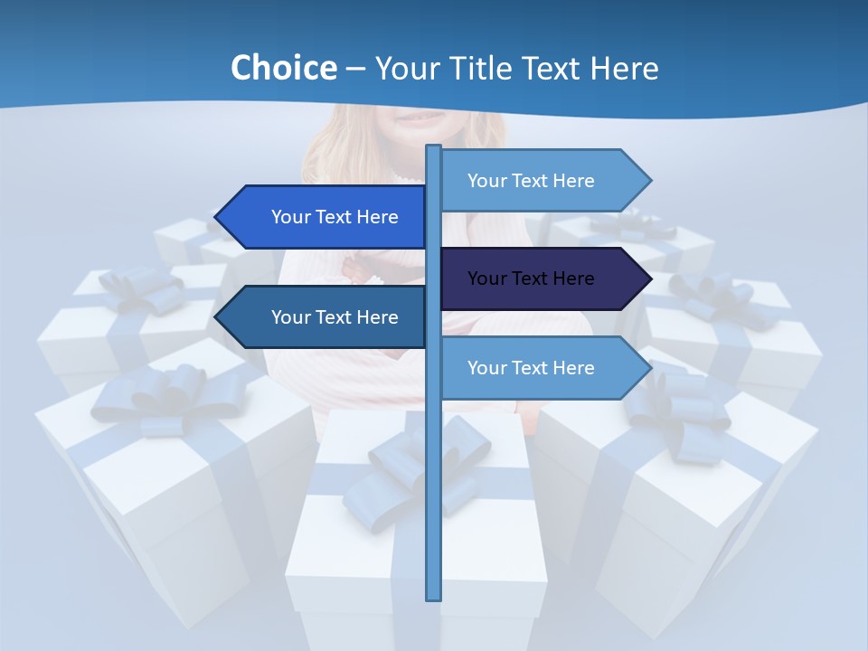 Nightie Nightdress Smile PowerPoint Template