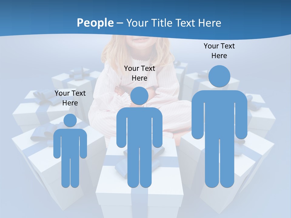 Nightie Nightdress Smile PowerPoint Template