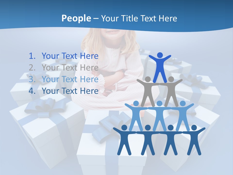 Nightie Nightdress Smile PowerPoint Template