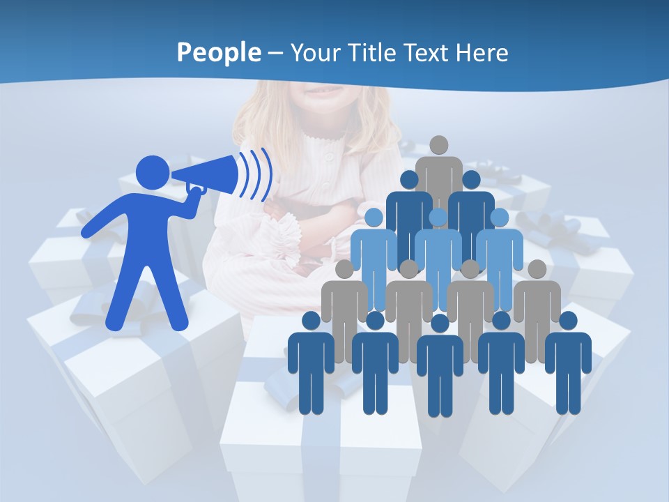 Nightie Nightdress Smile PowerPoint Template