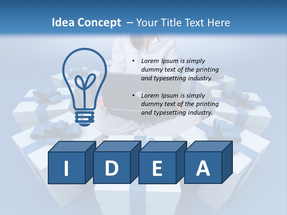 Online Caucasian Buy PowerPoint Template