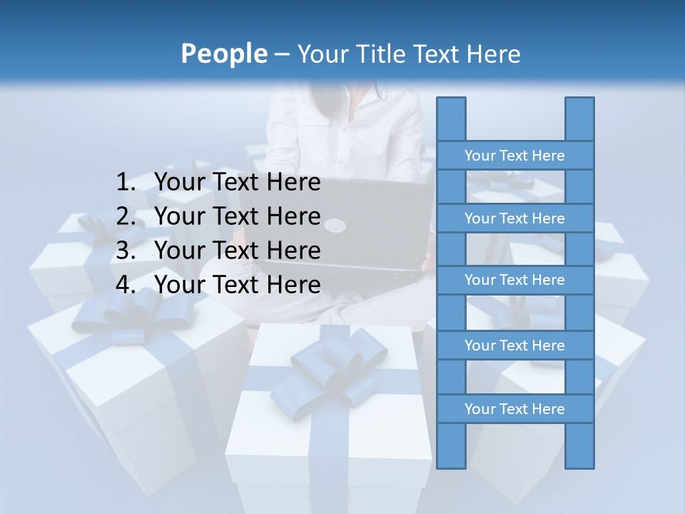 Online Caucasian Buy PowerPoint Template