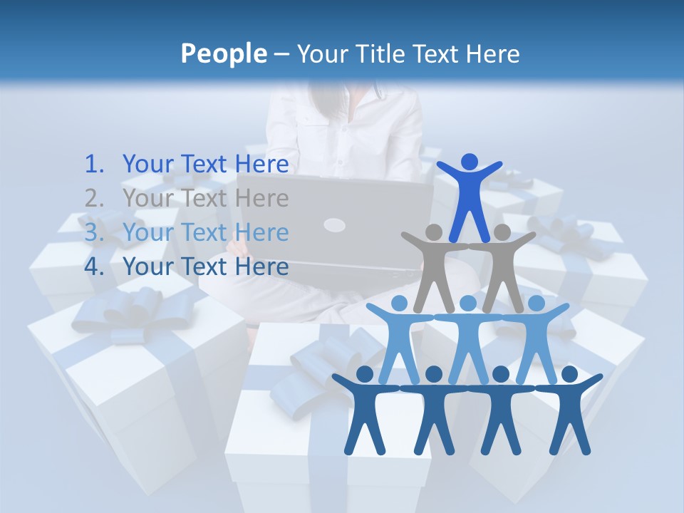 Online Caucasian Buy PowerPoint Template