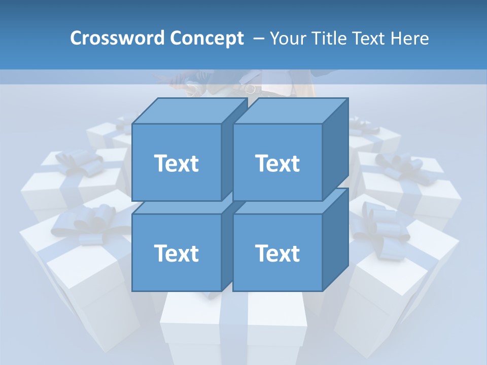 Gift Jeans Beautiful PowerPoint Template