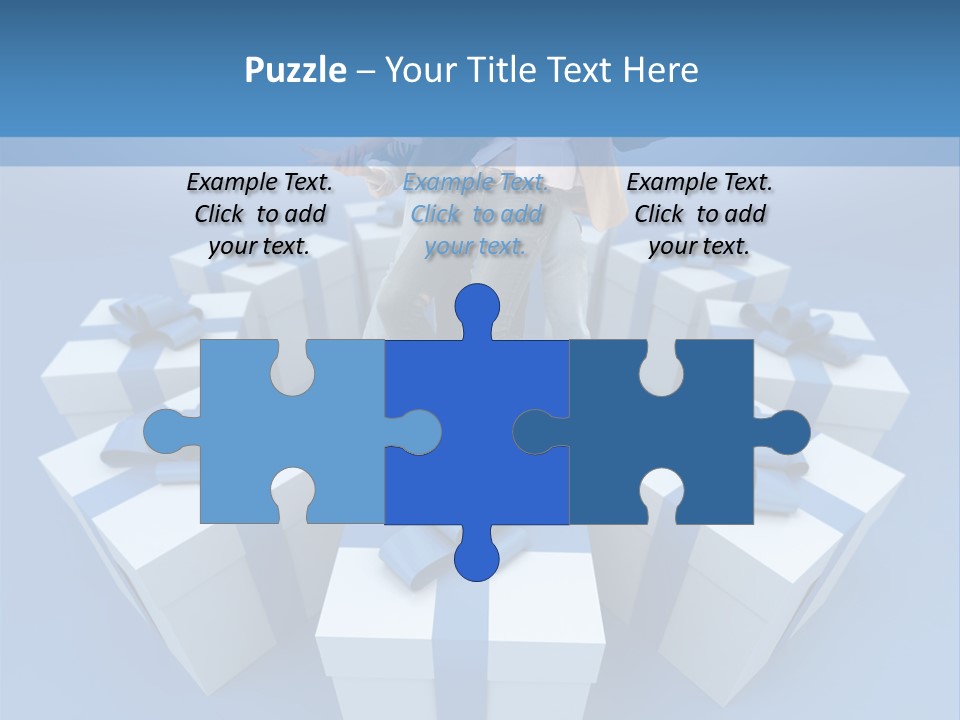 Gift Jeans Beautiful PowerPoint Template