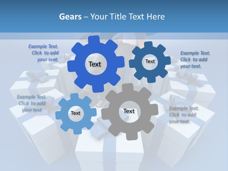 Gift Jeans Beautiful PowerPoint Template