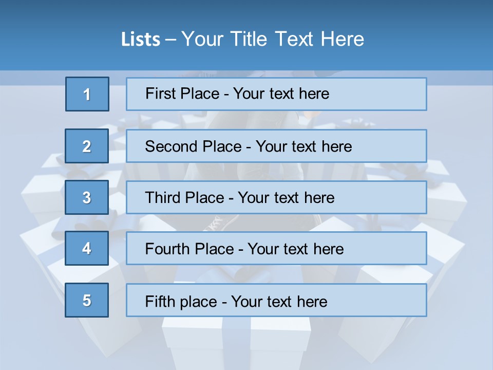 Gift Jeans Beautiful PowerPoint Template