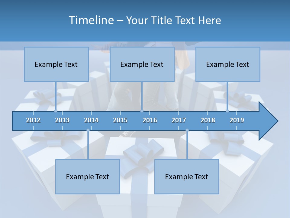 Gift Jeans Beautiful PowerPoint Template