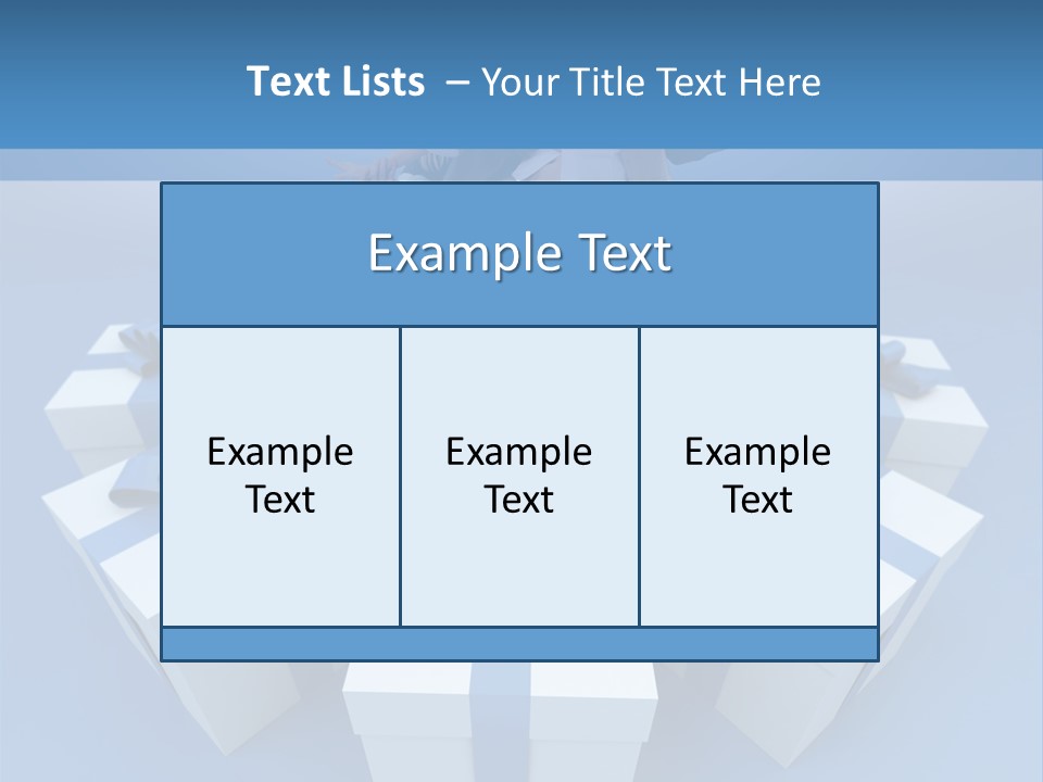 Gift Jeans Beautiful PowerPoint Template