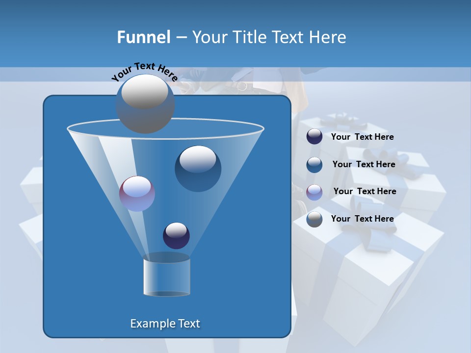 Gift Jeans Beautiful PowerPoint Template