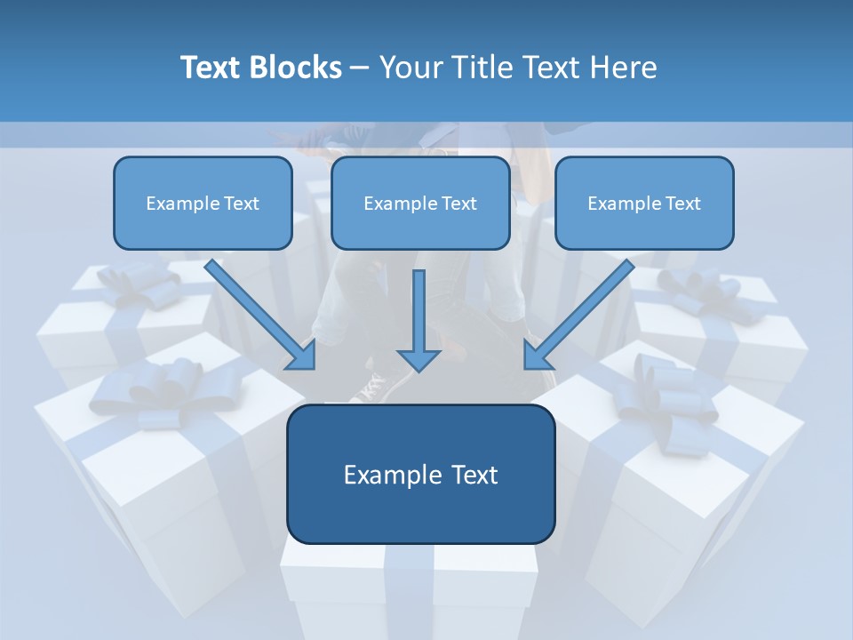 Gift Jeans Beautiful PowerPoint Template