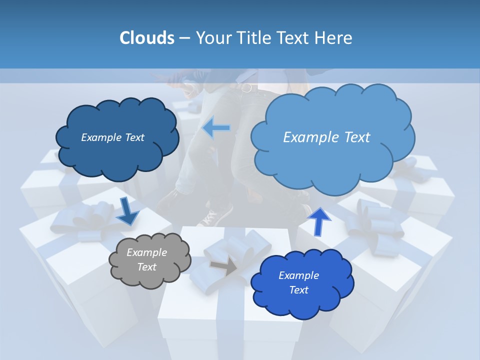 Gift Jeans Beautiful PowerPoint Template