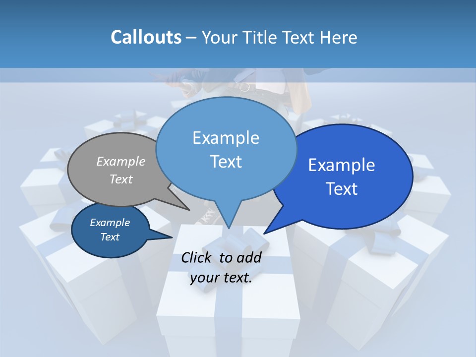 Gift Jeans Beautiful PowerPoint Template