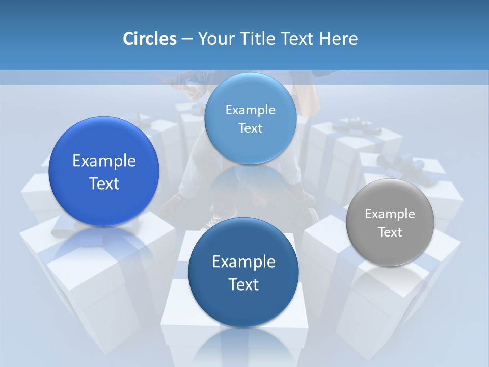 Gift Jeans Beautiful PowerPoint Template