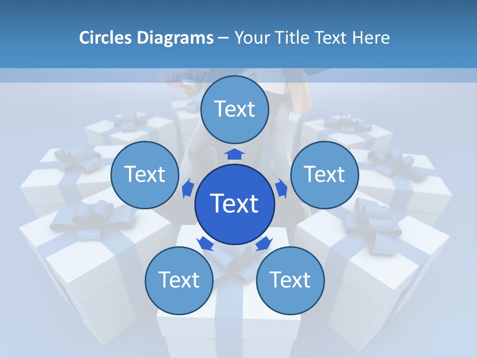 Gift Jeans Beautiful PowerPoint Template