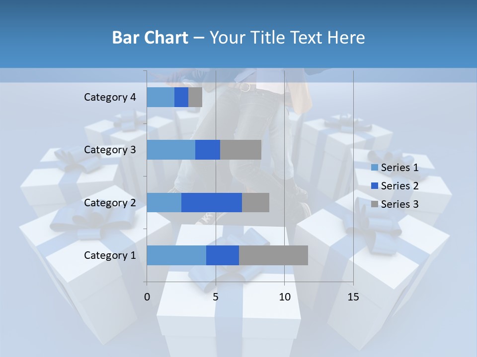 Gift Jeans Beautiful PowerPoint Template