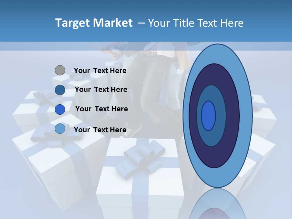 Gift Jeans Beautiful PowerPoint Template