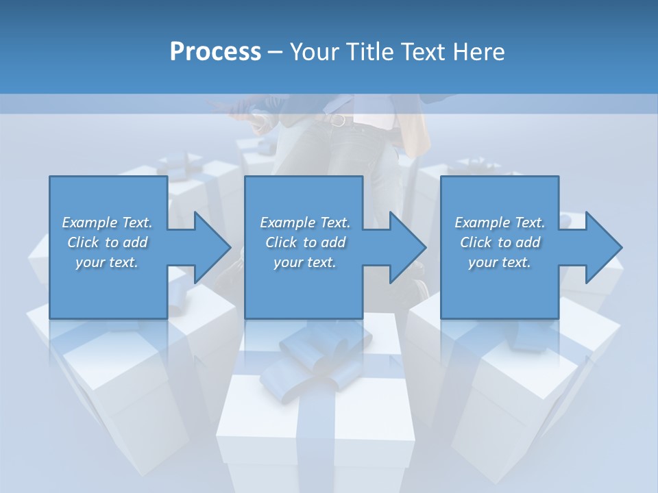 Gift Jeans Beautiful PowerPoint Template