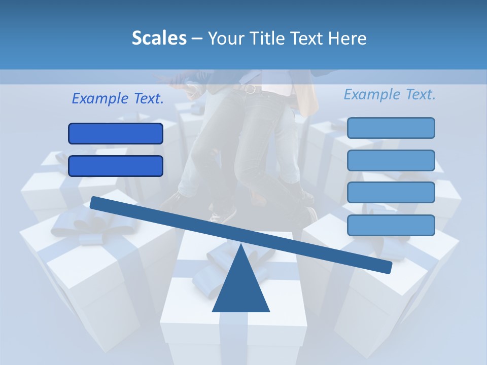 Gift Jeans Beautiful PowerPoint Template