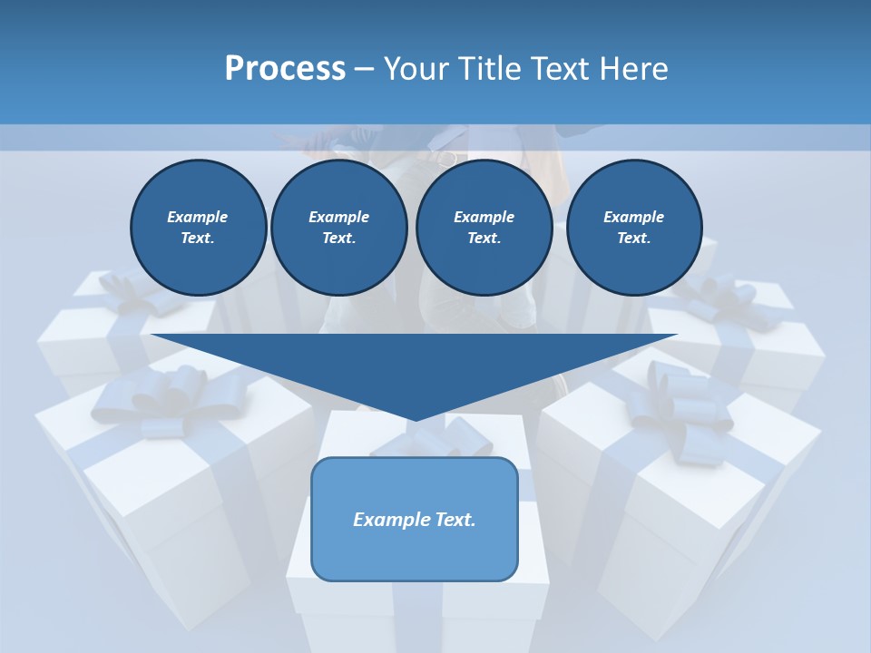 Gift Jeans Beautiful PowerPoint Template