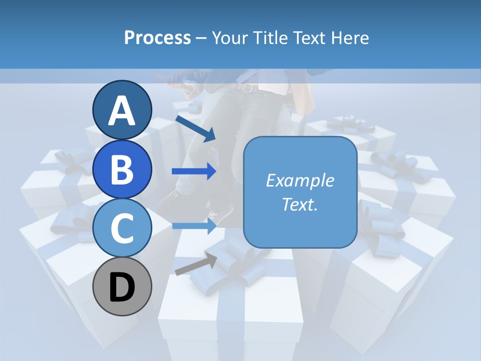 Gift Jeans Beautiful PowerPoint Template