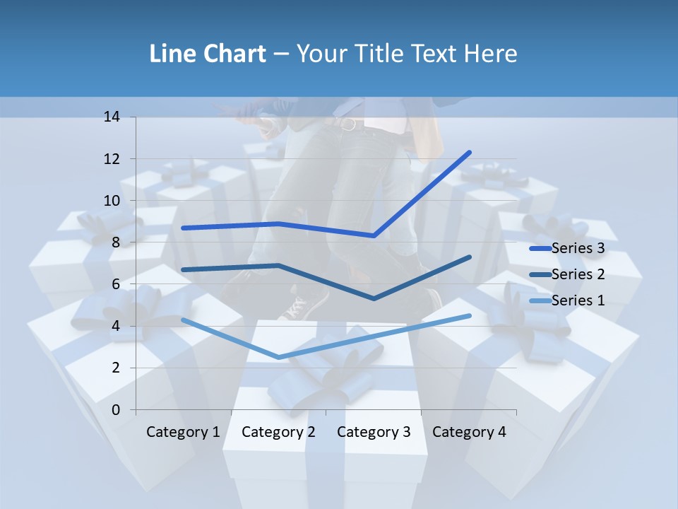 Gift Jeans Beautiful PowerPoint Template