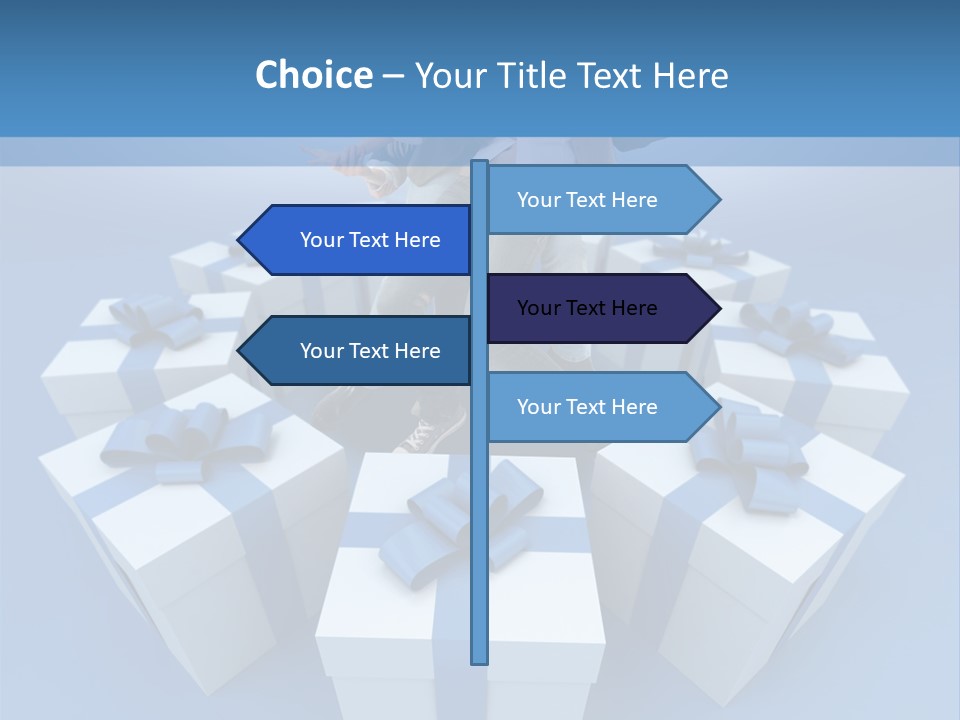 Gift Jeans Beautiful PowerPoint Template