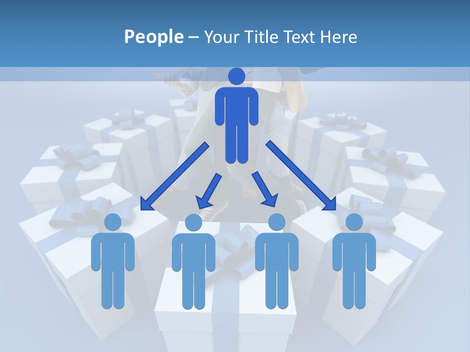 Gift Jeans Beautiful PowerPoint Template