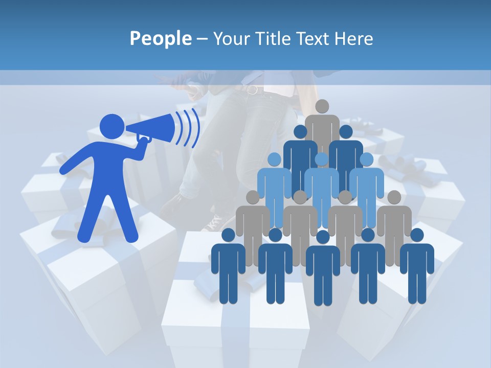 Gift Jeans Beautiful PowerPoint Template