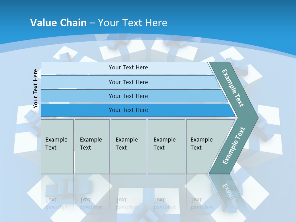 Ribbon Parcel Greetings PowerPoint Template