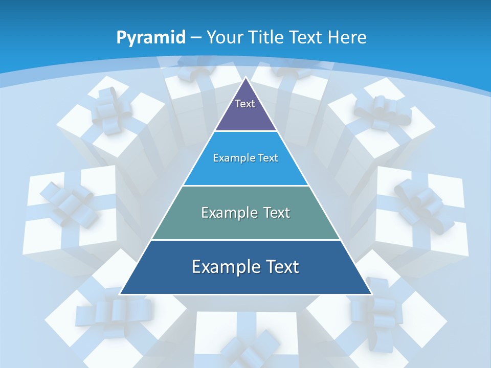 Ribbon Parcel Greetings PowerPoint Template