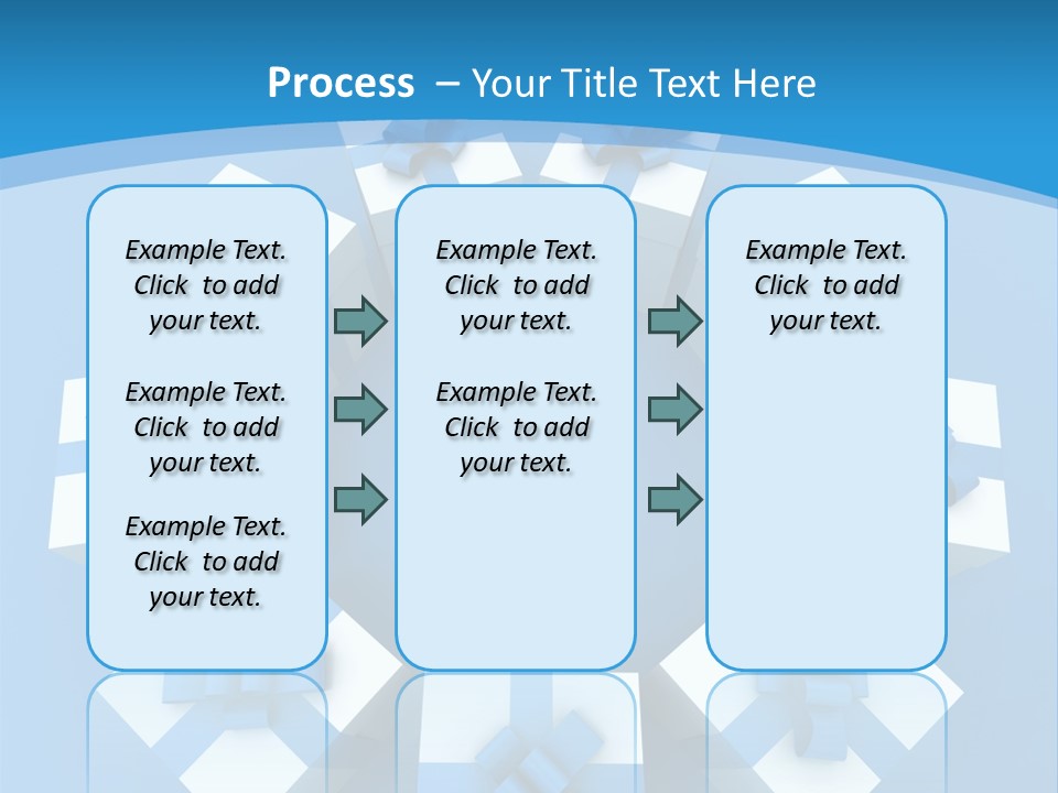 Ribbon Parcel Greetings PowerPoint Template