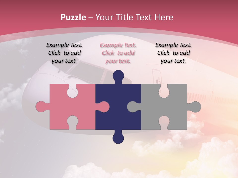 Jet England Charter PowerPoint Template