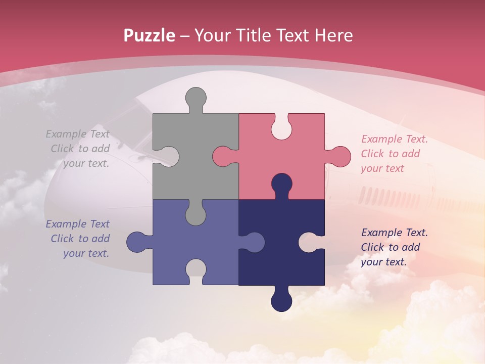 Jet England Charter PowerPoint Template