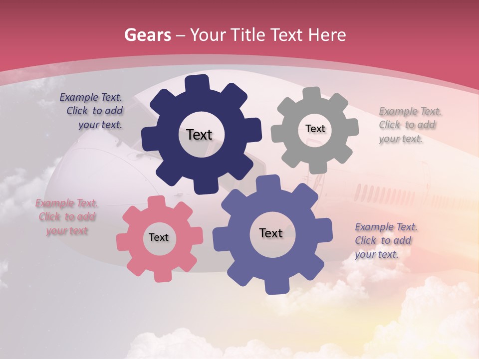 Jet England Charter PowerPoint Template