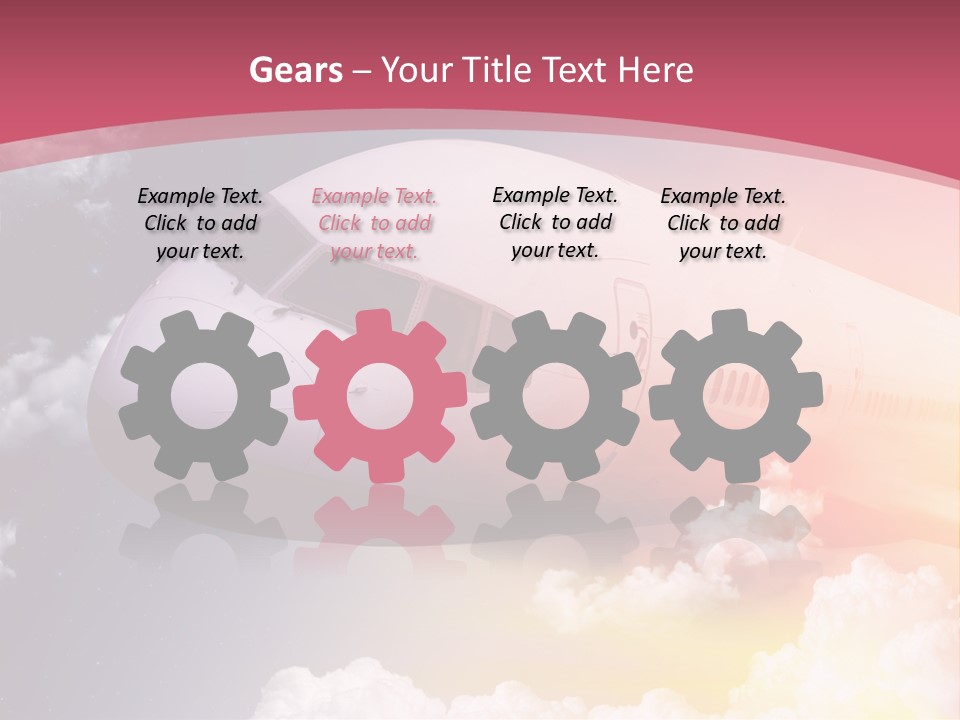 Jet England Charter PowerPoint Template