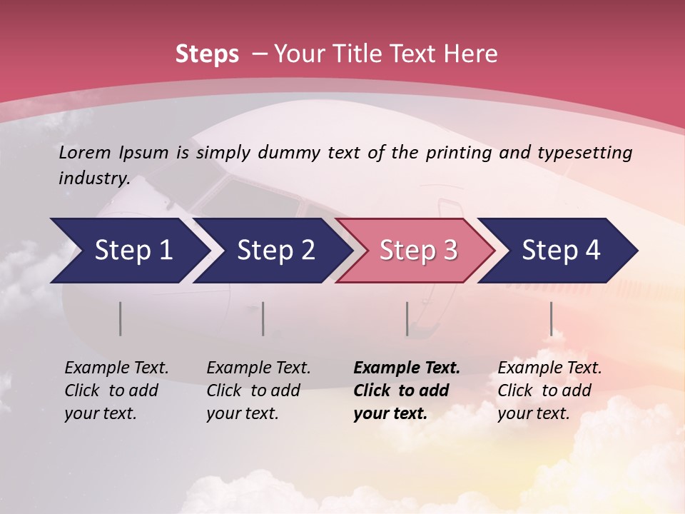 Jet England Charter PowerPoint Template