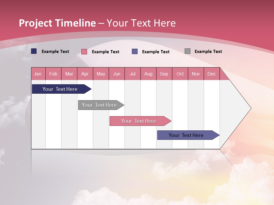 Jet England Charter PowerPoint Template