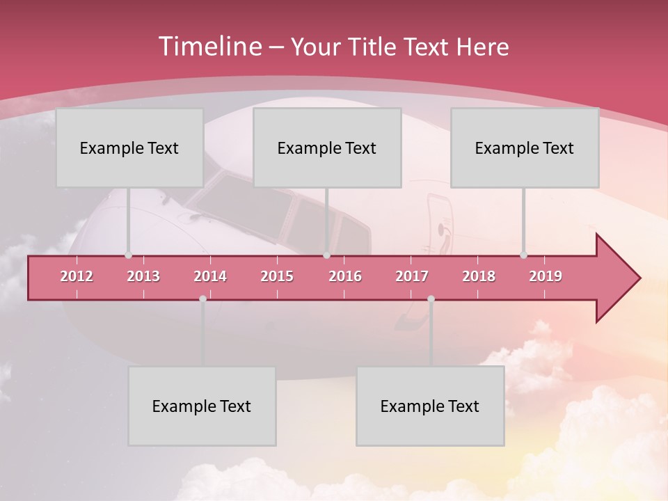 Jet England Charter PowerPoint Template