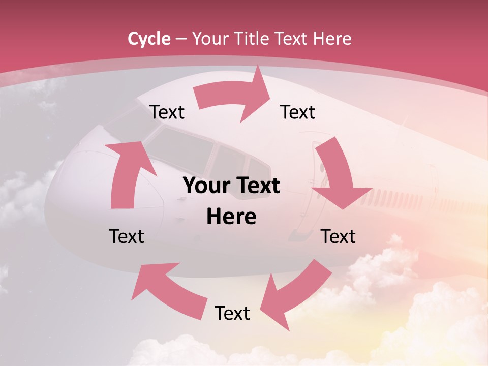 Jet England Charter PowerPoint Template