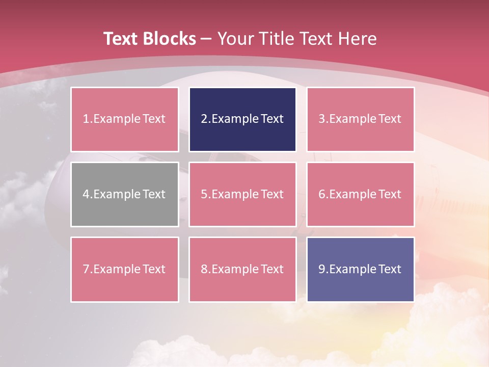 Jet England Charter PowerPoint Template