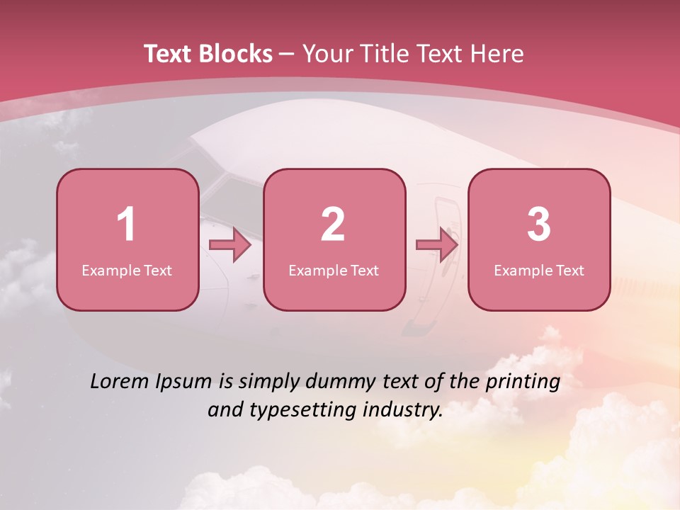 Jet England Charter PowerPoint Template