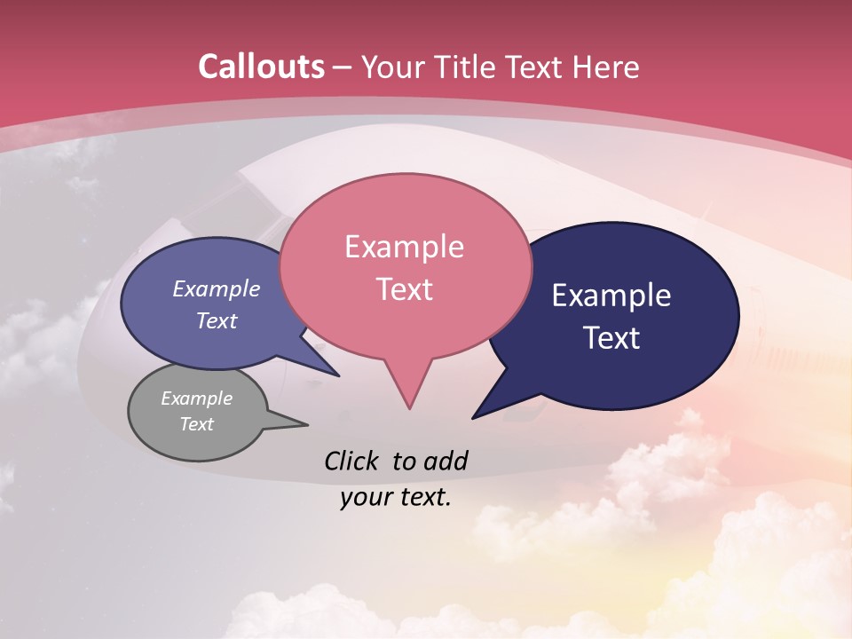 Jet England Charter PowerPoint Template