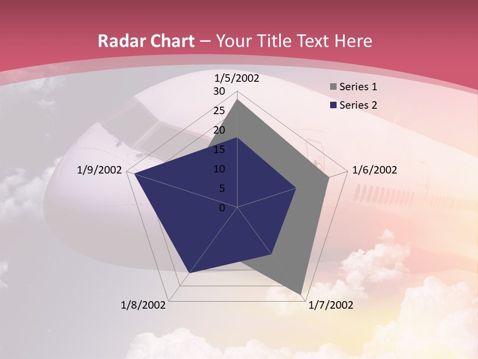Jet England Charter PowerPoint Template