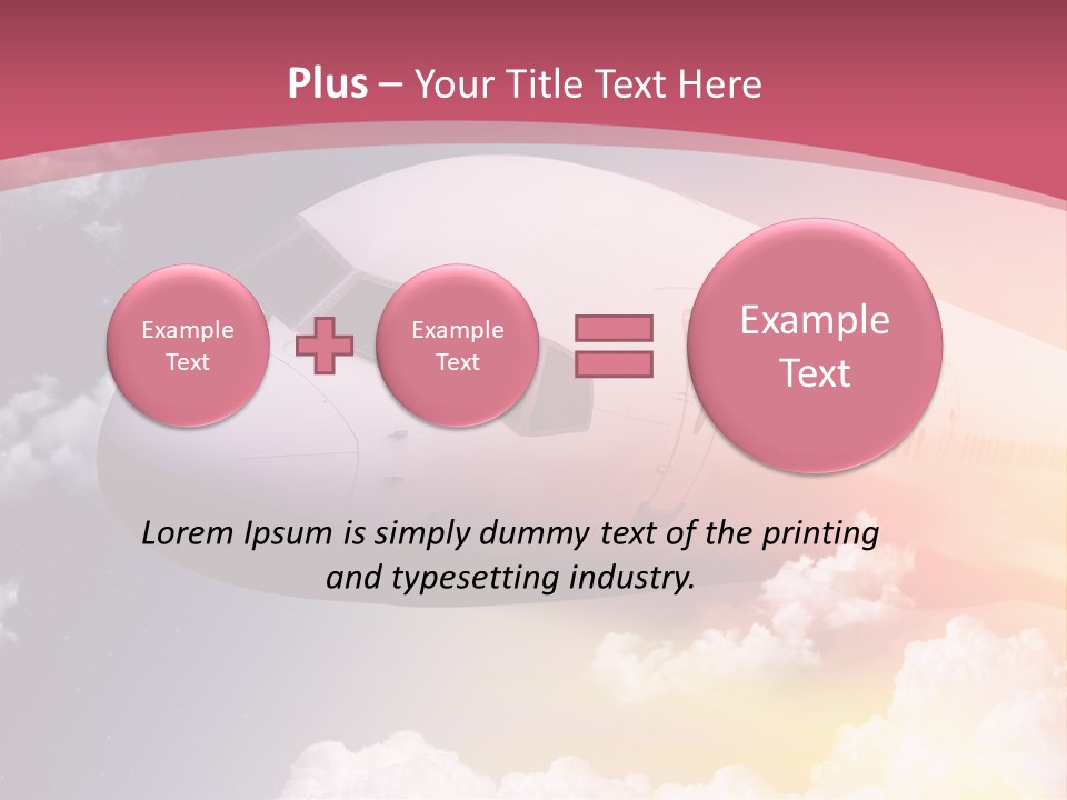 Jet England Charter PowerPoint Template