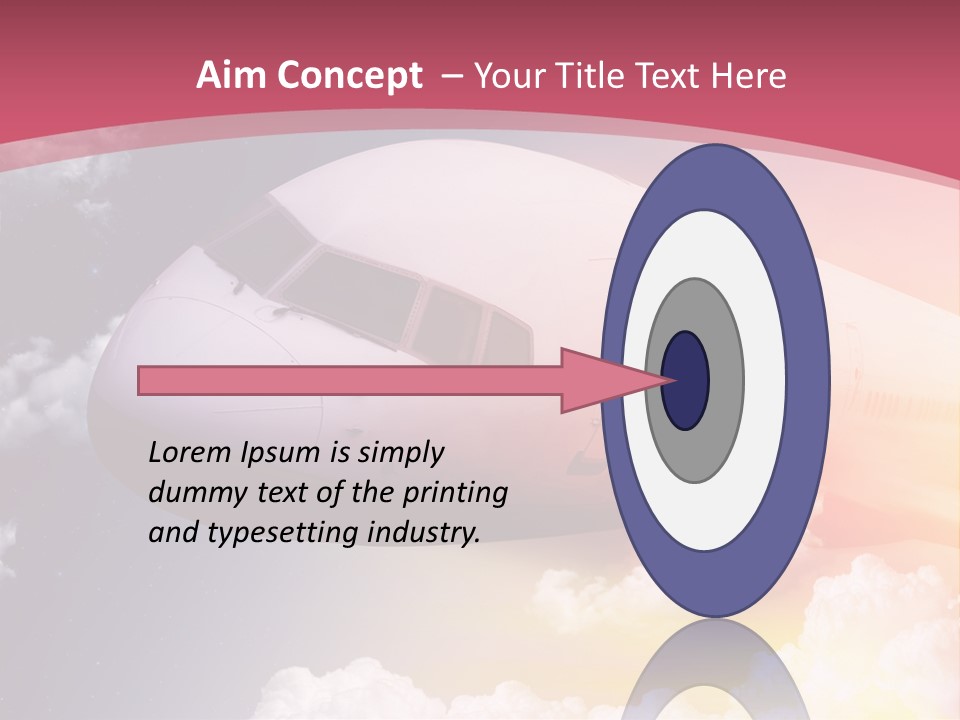 Jet England Charter PowerPoint Template