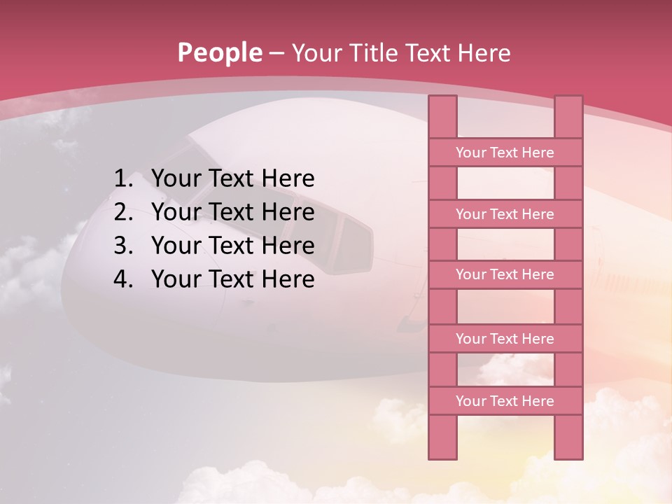 Jet England Charter PowerPoint Template