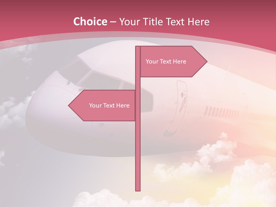 Jet England Charter PowerPoint Template