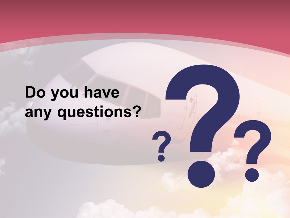 Jet England Charter PowerPoint Template